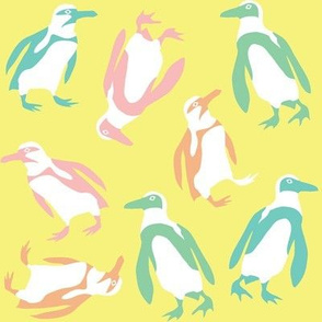 Colorful Penguins