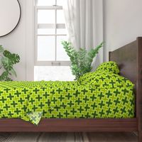 Mossy Green Electric Crosses by Cheerful Madness!!