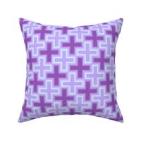 Lavender Electric Crosses by Cheerful Madness!!