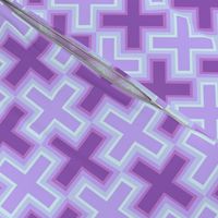 Lavender Electric Crosses by Cheerful Madness!!