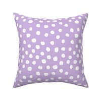 lavender dots fabric