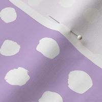 lavender dots fabric