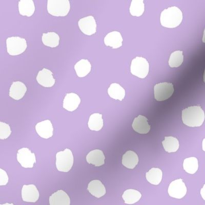 lavender dots fabric