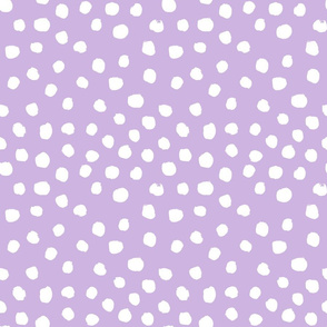 lavender dots fabric