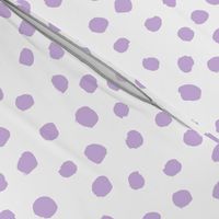 lavender dots fabric