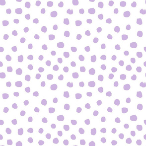 lavender dots fabric