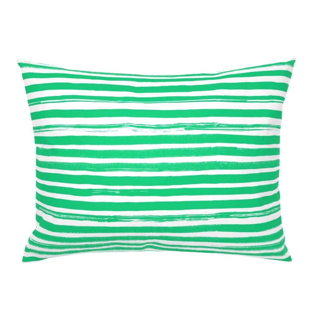 Painted Stripes Green