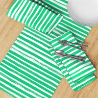 Painted Stripes Green
