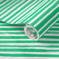 Painted Stripes Green