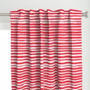 Watercolor Stripe Red