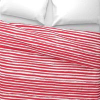 Watercolor Stripe Red