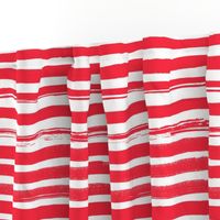 Watercolor Stripe Red