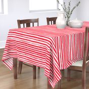 Watercolor Stripe Red