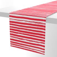 Watercolor Stripe Red