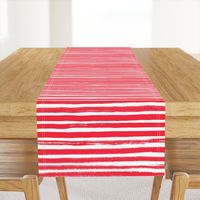 Watercolor Stripe Red