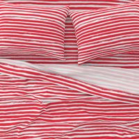 Watercolor Stripe Red