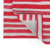 Watercolor Stripe Red