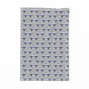 police car fabric - light grey