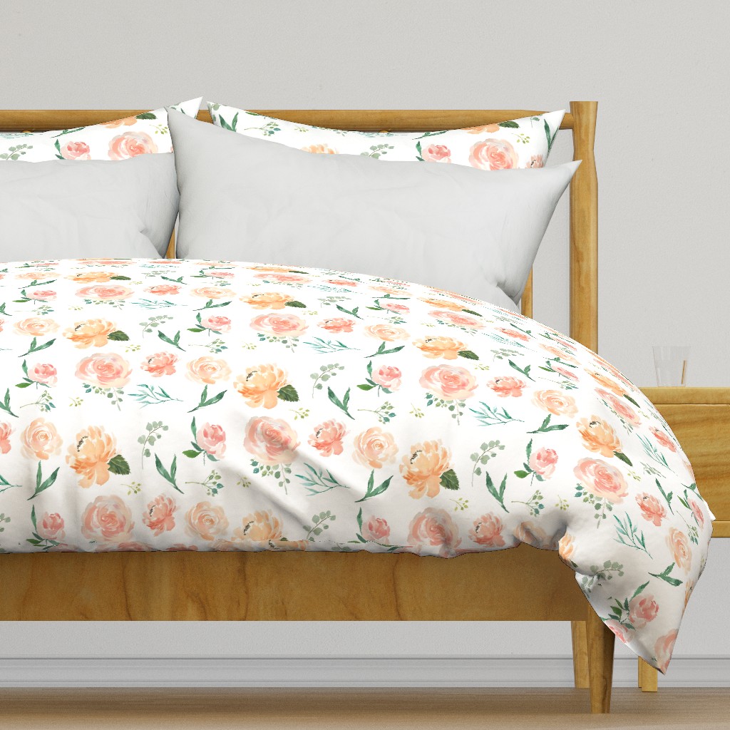 Peach Floral 