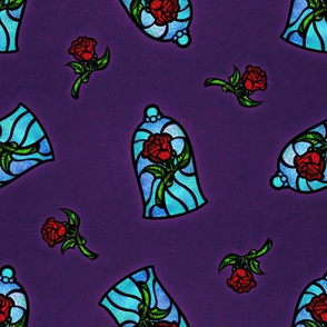 Stained Glass Roses