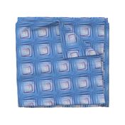 PAINTED MARBLE ART MARBLE  SQUARES  TILES BLUE