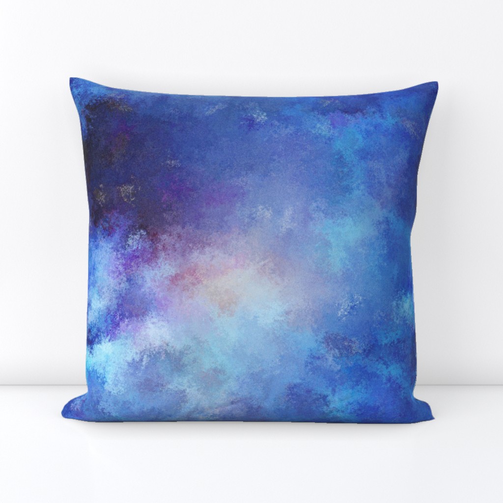 POINTILLIST CLOUDS NEBULA SKY BLUE