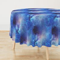 POINTILLIST CLOUDS NEBULA SKY BLUE