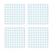 Light blue and white houndstooth | medium