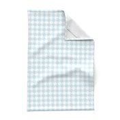 Light blue and white houndstooth | medium