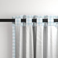 Light blue and white houndstooth | medium