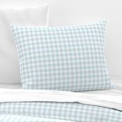 Light blue and white houndstooth | medium