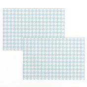 Light blue and white houndstooth | medium