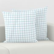 Light blue and white houndstooth | medium