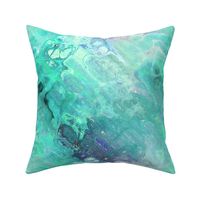 AQUA EVANESCENT XL MARBLE FLOWER IN THE SKY NEBULA