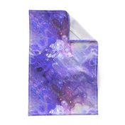 PURPLE XL EVANESCENT MARBLE FLOWER IN THE SKY NEBULA