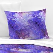 PURPLE XL EVANESCENT MARBLE FLOWER IN THE SKY NEBULA