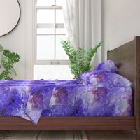 PURPLE XL EVANESCENT MARBLE FLOWER IN THE SKY NEBULA