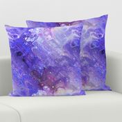 PURPLE XL EVANESCENT MARBLE FLOWER IN THE SKY NEBULA