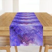 PURPLE XL EVANESCENT MARBLE FLOWER IN THE SKY NEBULA