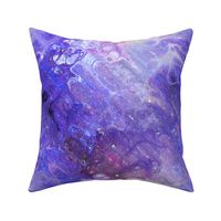 PURPLE XL EVANESCENT MARBLE FLOWER IN THE SKY NEBULA