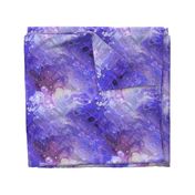 PURPLE XL EVANESCENT MARBLE FLOWER IN THE SKY NEBULA