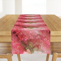 RED PINK  XL EVANESCENT MARBLE FLOWER IN THE SKY NEBULA