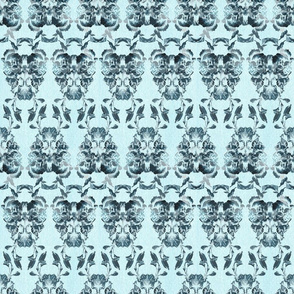 teal_blue_flowers_brocade_pattern_1