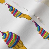 Rainbow Ice Cream - Pride Cone