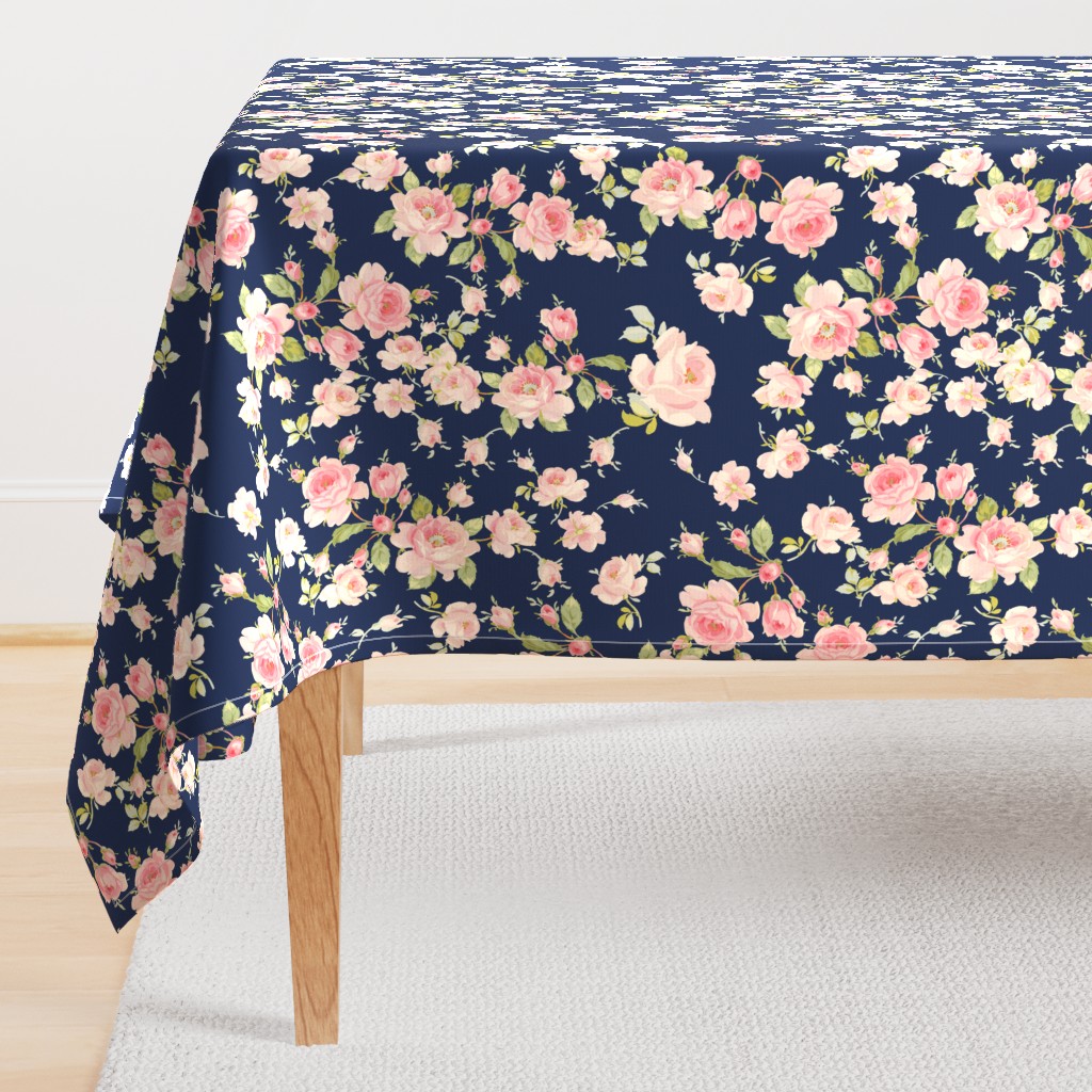 Saint Colette June Roses atlantic navy