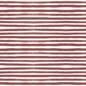 Watercolor stripes - hand drawn stripes berry