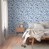 Watercolor Tiles - Blue