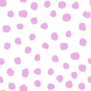 purple dots fabric