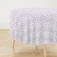 purple dots fabric