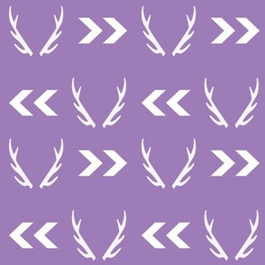 purple antler fabric